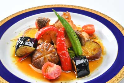 天然白身魚のネギソース